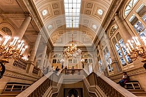 Constitutional council, interiors, Paris, France