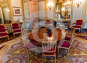 Constitutional council, interiors, Paris, France