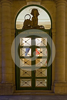 Constitutional Council in Palais Royal in Paris photo