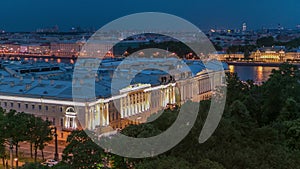 Constitutional Court of Russian Federation timelapse in St.Petersburg, Russia.