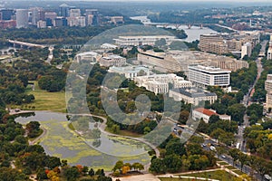 Constitutions garden pool Washington DC, USA