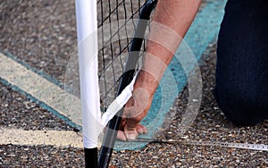 Constructing a Pickle Ball Court