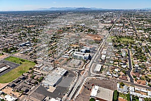 Constructing Roundabout on Main Street across light rail tracks