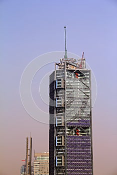 Constructing a skyscraper in reforma, mexico city II