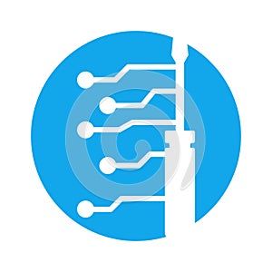 Constructing tool Glyph Background vector icon which can easily modify or edit