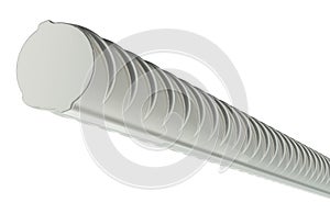 Construction armature bar, 3D rendering