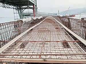 construction of bridges over the sea