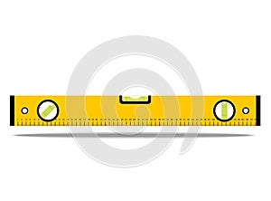 Construction bubble level yellow