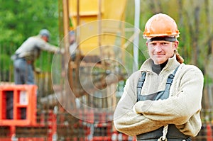 Construction builder worker