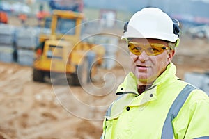 Construction building site foreman