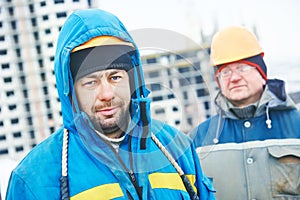 Construction building site foreman