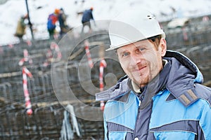 Construction building site foreman