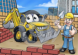 Construction Building Site Scene