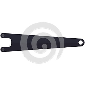 Construction or building tool vector icon isolated on white