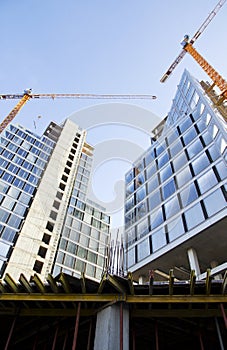 Construction of buildings