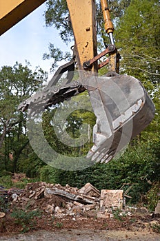 Construction bulldozer