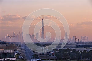 Construction of the Burj Dubai