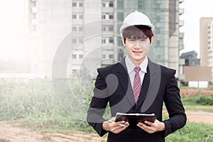 Construction business man