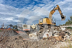 Construction of bypass in Bratislava