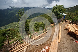 Construction in Chin State