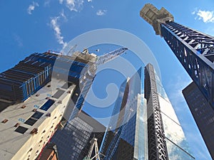 Construction in the City of London.