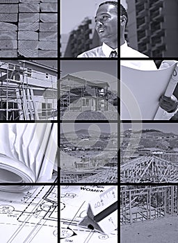 Construction Collage