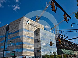 Construction on Columbus Ohio  Nationwide Children`s Hospital