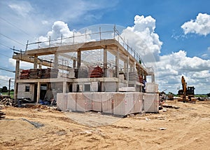 115kV - 22kV Substation, control building construction