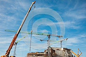 Construction Crane For Building Construction nice