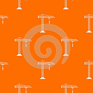 Construction crane pattern seamless