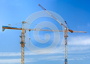 Construction cranes