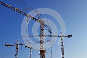 construction cranes