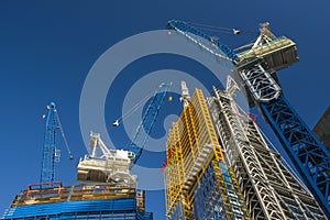 Construction Cranes photo