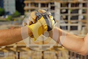 Construction Deal, handshake