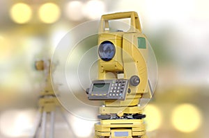 Construction and engineering tool, total station