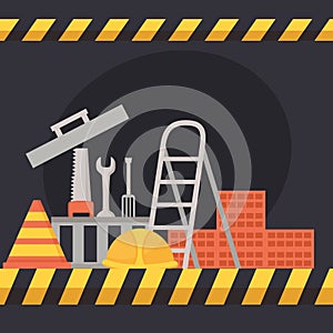 Construction equipment icon