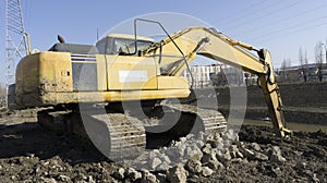 Construction excavator