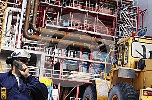 Construction of factory and site workers