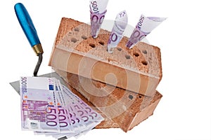 Construction, financing, building societies. Brick