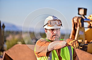 Construction Foreman Directing Activities