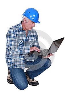 Construction foreman embracing technology