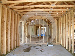 Construction - Framed Garage
