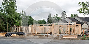 Construction Framework of New Housing Development photo