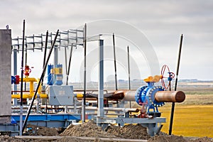 Construction of gas field