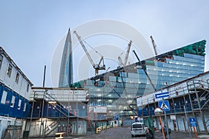 Construction of Gazprom Headquarters in Russia photo