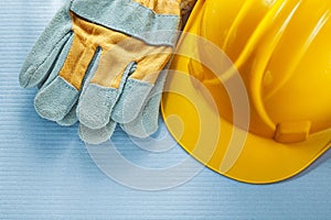 Construction hard hat protective gloves