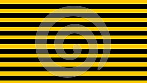 Horizontal Construction Hazard Warning Stripes Black and Yellow