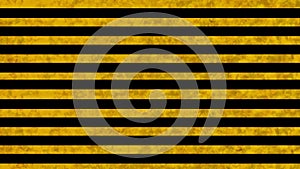 Horizontal Construction Hazard Warning Stripes Black and Yellow