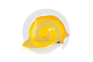 Construction Helmet isolated on white background with clipping p