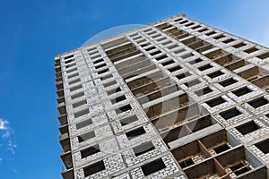 Construction of high-rise residential building